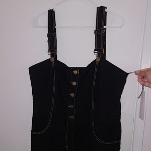Unique Vintage Black Eartha Jumpsuit